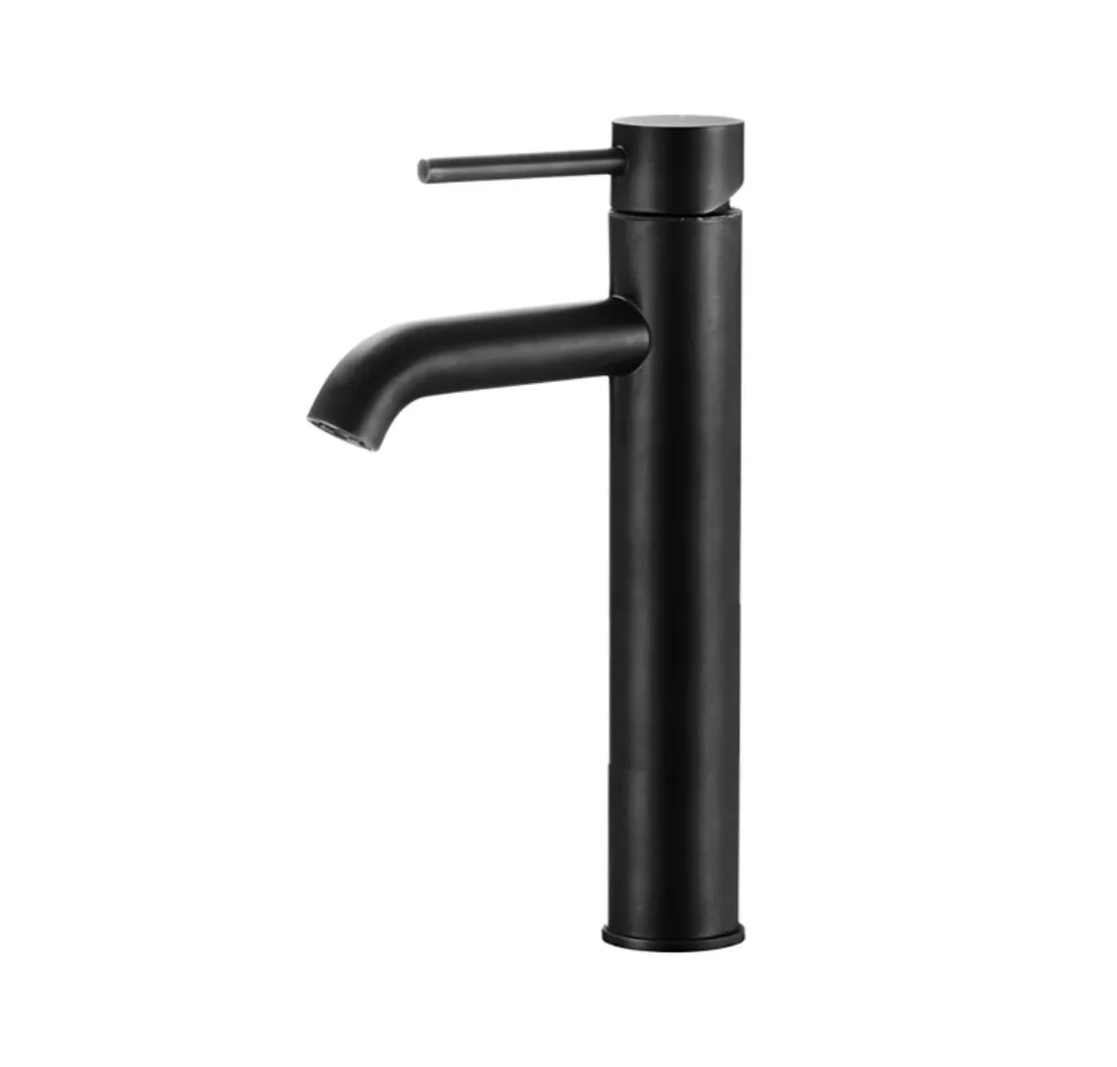 GPL0233 BEELEE GRIFERIA PISA MEZCL ALTA REDONDA NEGRO MATE