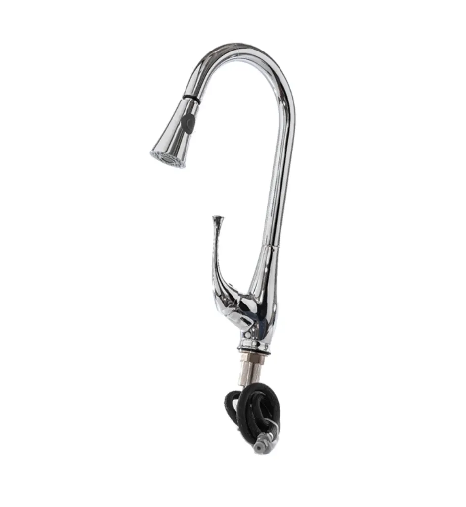 GPL0012 PLASK GRIFERIA MEZCL COCINA ESTIRABLE CURVA CROMADA PREMIUM