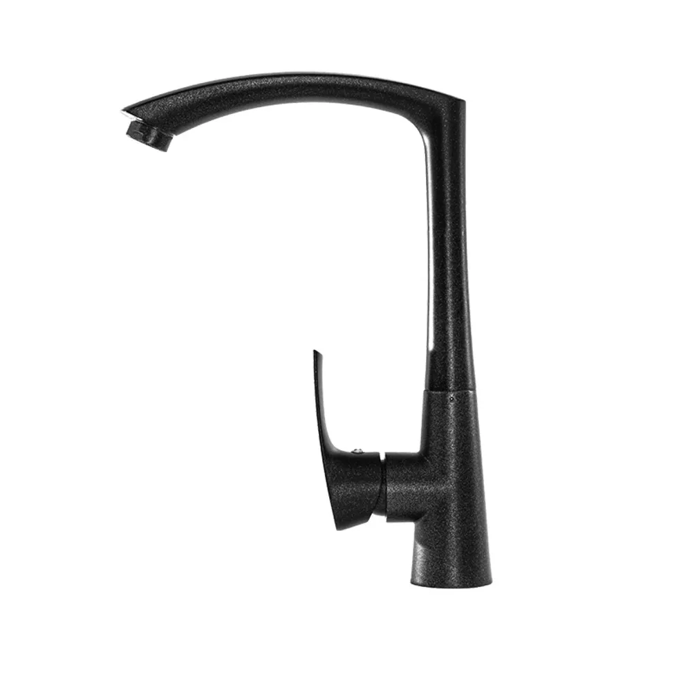 GPL0014 PLASK GRIFERIA MEZCL COCINA GIRATORIA NEGRO/MARMOL PREMIUM