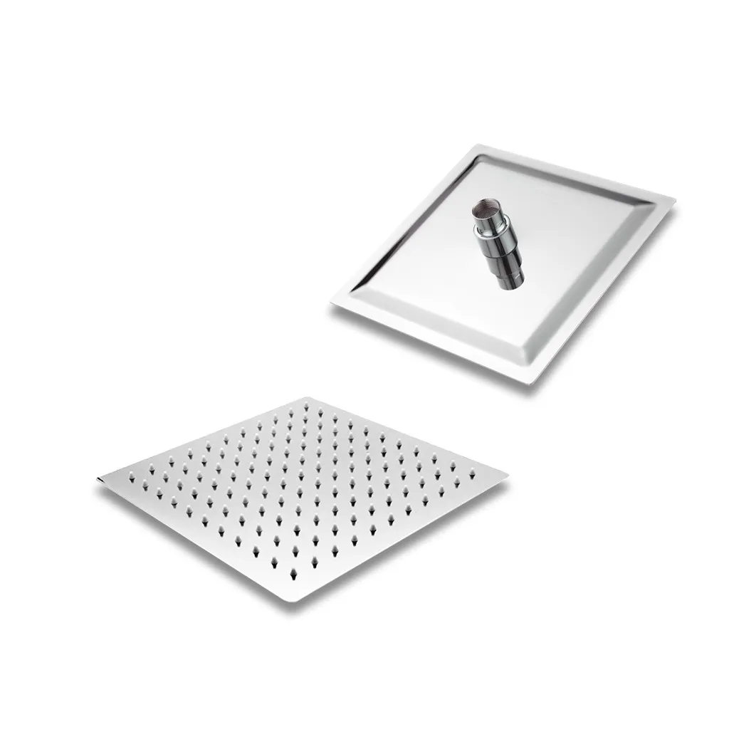 GPL0021 PLASK CABEZA DUCHA CUADRADA CROMO (20X20)