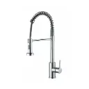 GPL0030 ITALIAN GRIFERIA MEZCL COCINA MESON FLEX ESPIRAL CROMADA T/RAPTOR