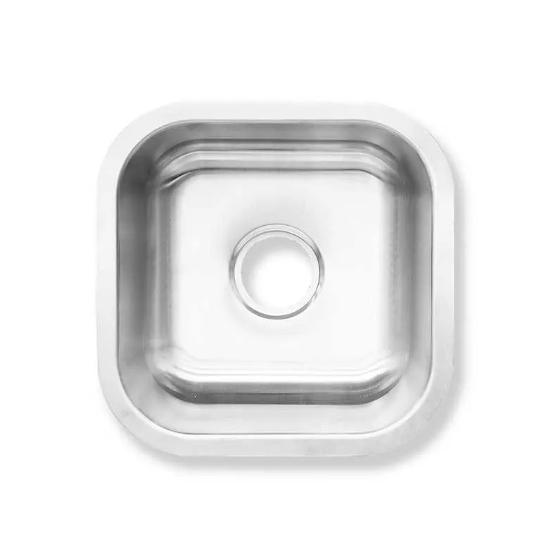 GPL0080 MASTERMAID FREGADERO SIMPLE BAJO MESON 41X41CM  AC. INOXIDABLE C/CANASTILLA 110