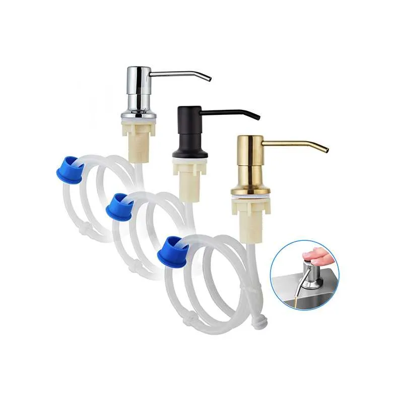 GPL0086 DISPENSADOR JABON COCINA C/MANGUERA LARGA P/BOTELLA