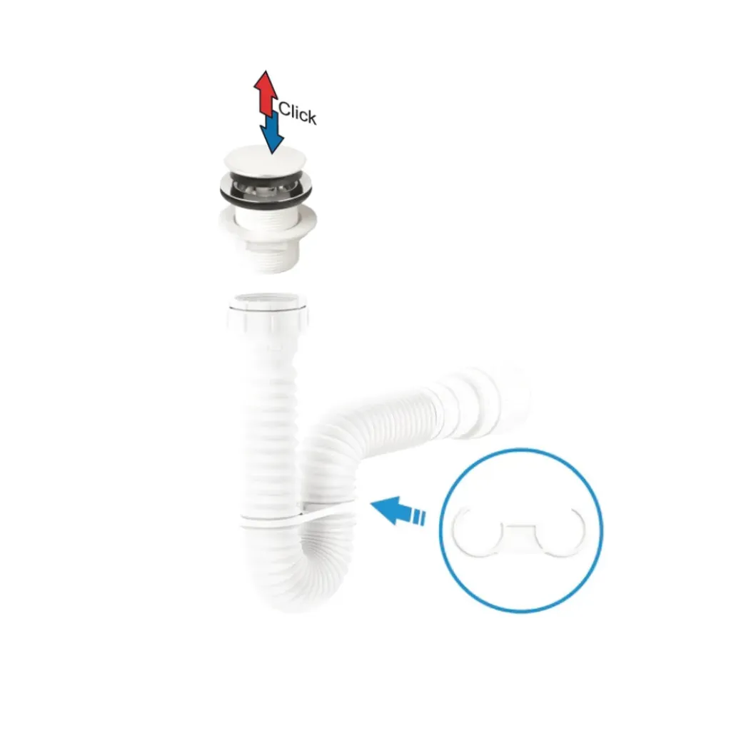 GPL0093 YETKA SIFON PUSH FREGADERO 1-1/2