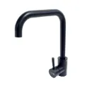 GPL0117 PLASK GRIFERIA MEZCL COCINA FIJA NEGRA 30CM CUELLO T/C