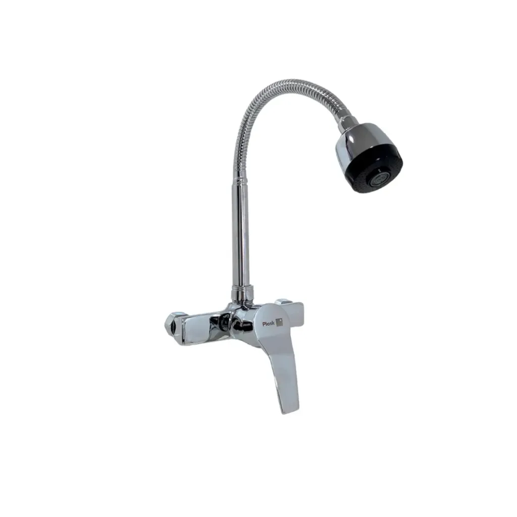 GPL0123 PLASK GRIFERIA MEZCL COCINA PARED MONOMANDO FLEX 2F