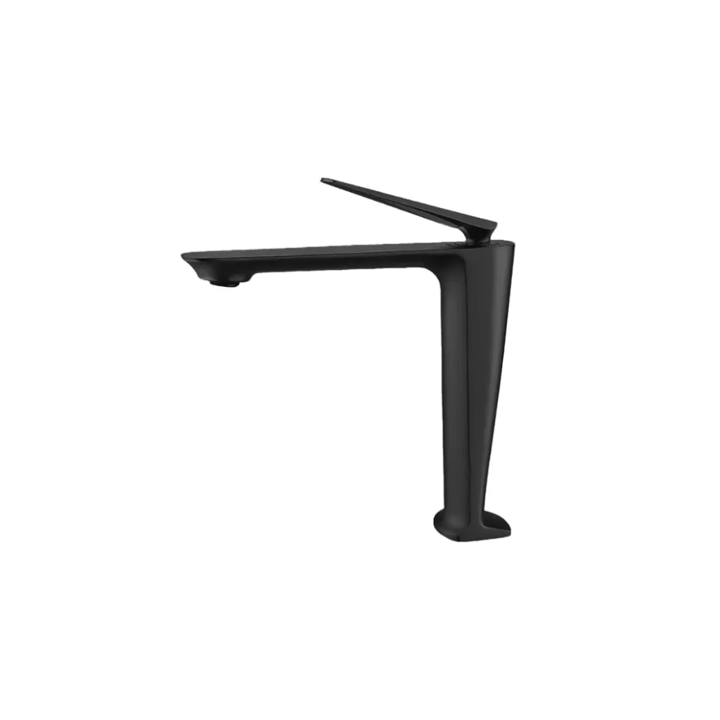 GPL0144 BEELEE GRIFERIA LAVAMANOS VENECIA MEZCL BAJA NEGRA MATE