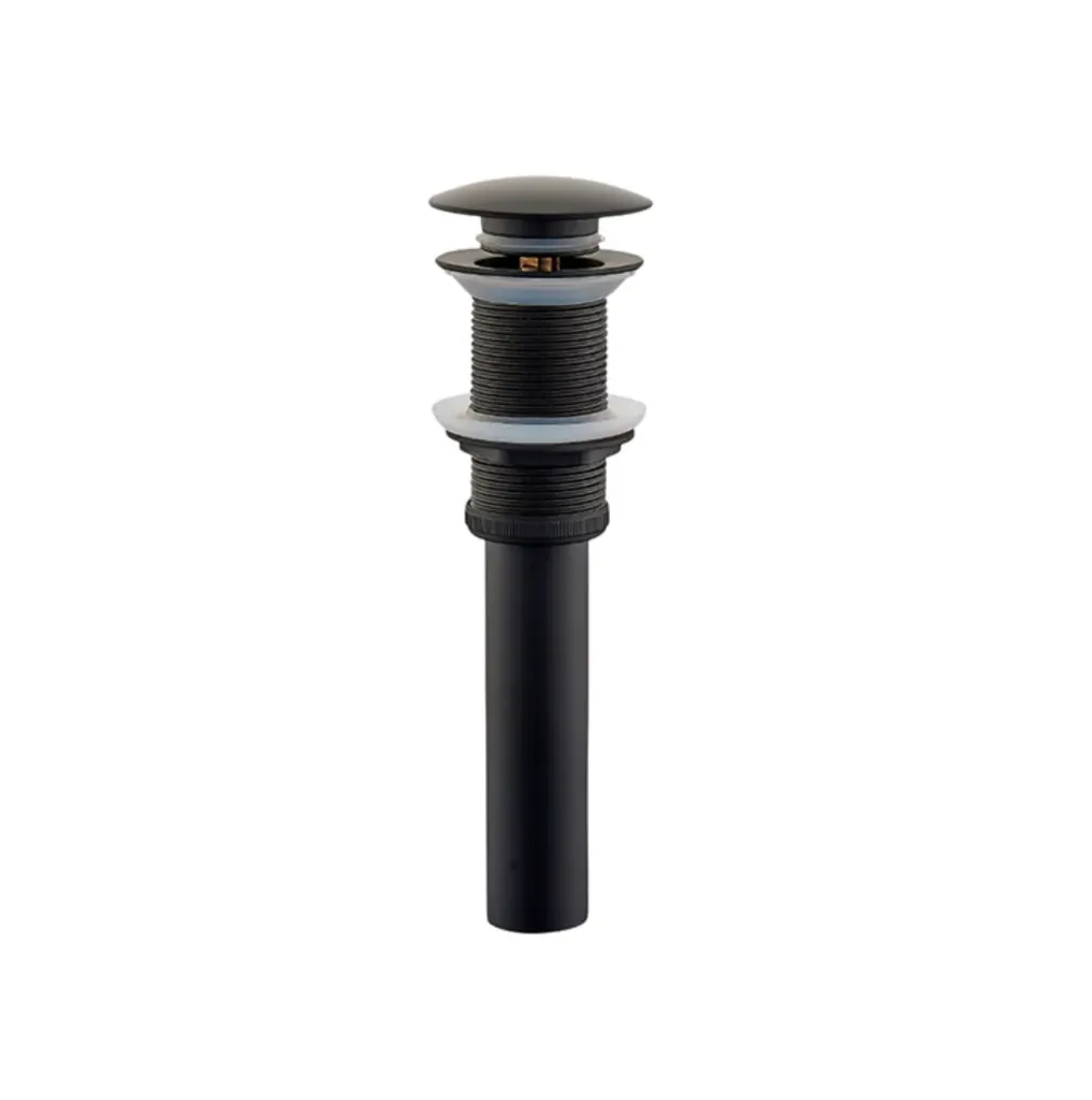 GPL0163 VITTA DESAGUE LAVABO PUSH AUTOMATICO NEGRO MATE