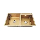 GPL0165 FIORI FREGADERO DOBLE DORADO EMP/BAJO TOPE 82X45 - T/CALIFORNIA GOLD