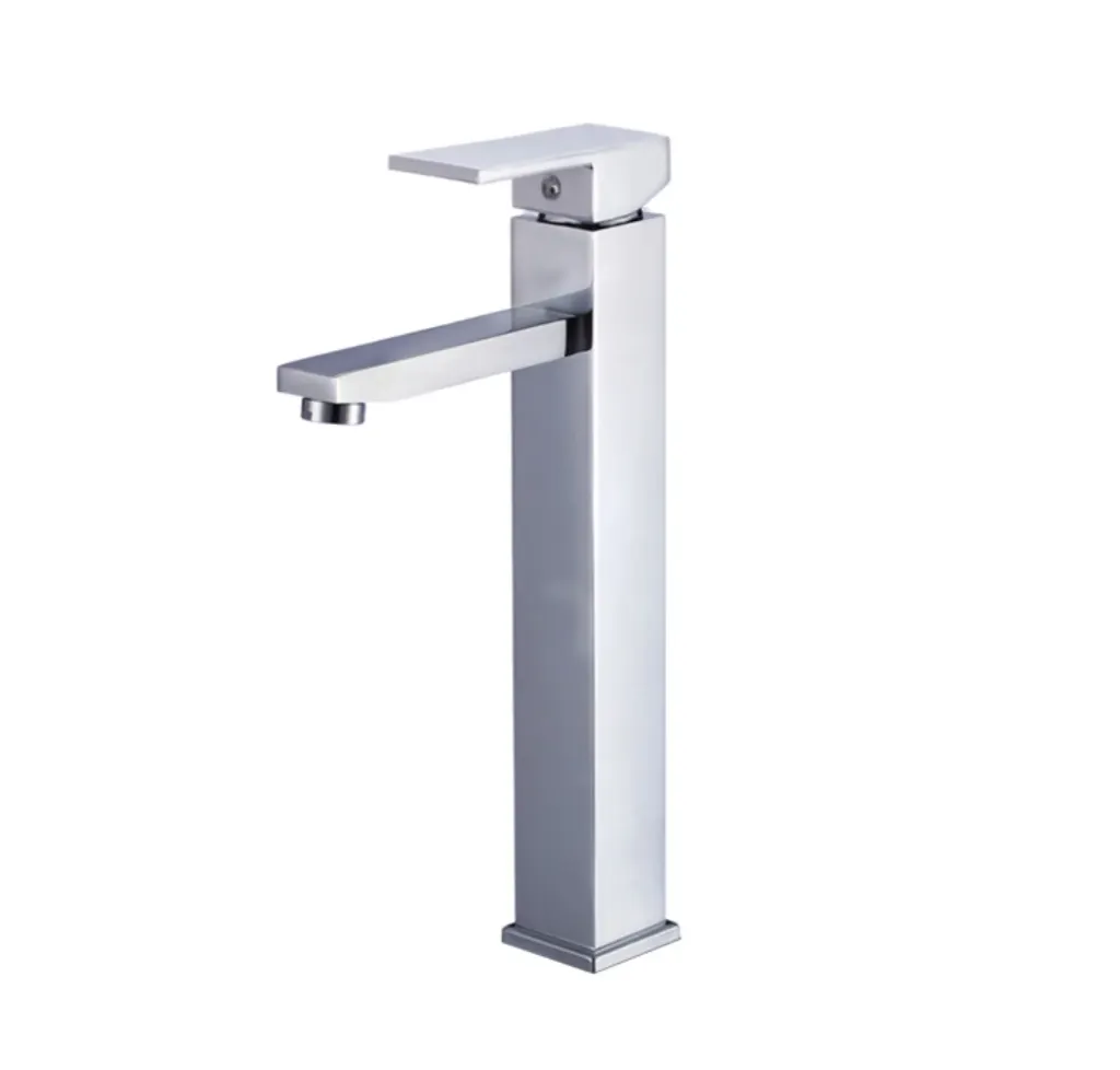 GPL0168 BEELEE GRIFERIA MODENA MEZCL ALTA RECTANGULAR CROMADA