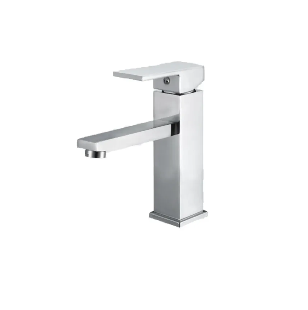 GPL0169 BEELEE GRIFERIA MODENA MEZCL BAJA RECTANGULAR CROMADA