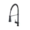 GPL0177 BEELEE GRIFERIA MEZCL COCINA NEGRA ESPIRAL VITERBO PREMIUM