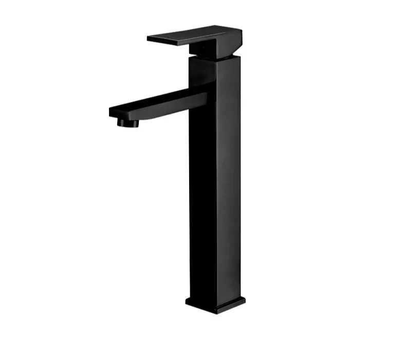 GPL0185 BEELEE GRIFERIA MODENA ALTA RECTANGULAR NEGRO MATE