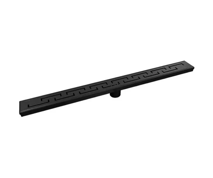 GPL0231 YETKA REJILLA LINEAL EGIPTO NEGRO MATE 80CM RECTANG (125571)