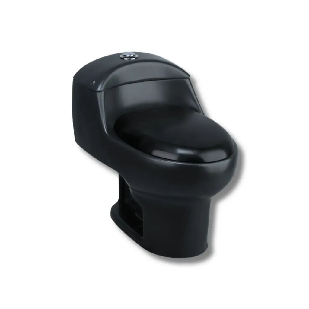 GPL0237 FV INODORO NEGRO GRAFITO (MATE) ONEPIECE MONACO - T/MONTECARLO