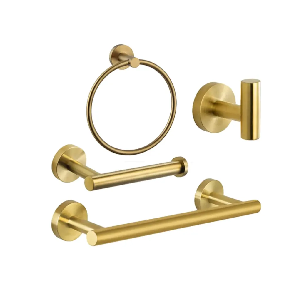 GPL0242 VITTA ACCESORIO D/BAÑO DORADO (4PZS) INOX