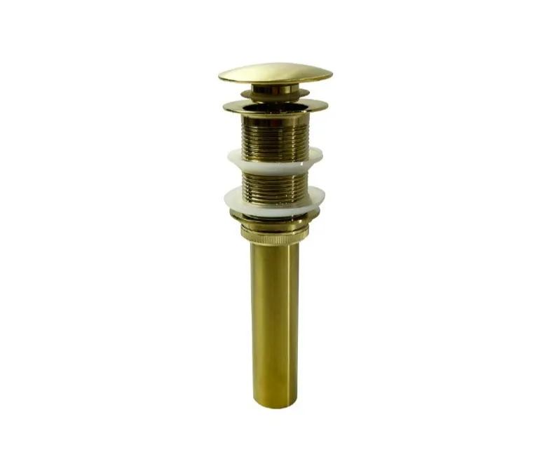 GPL0244 VITTA DESAGUE P/LAVABO PUSH DORADO MATE AUTOMATICO