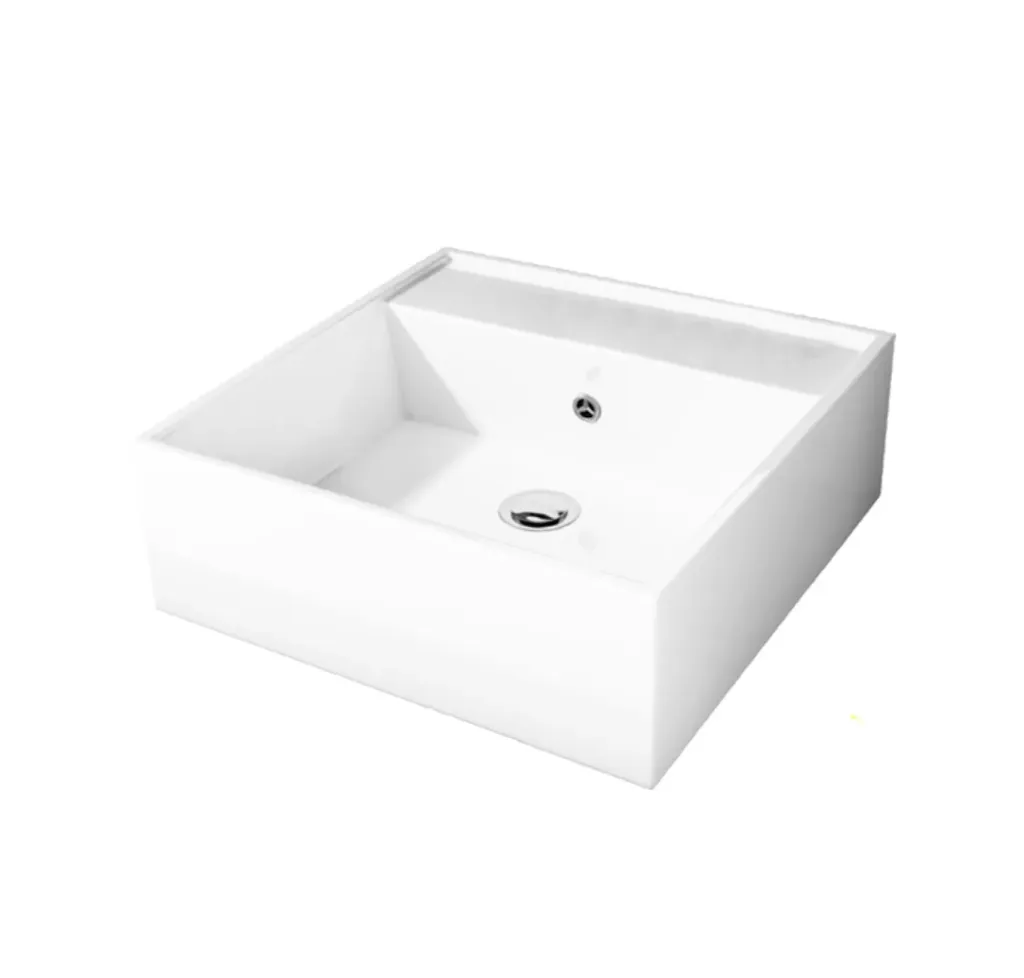 GPL0252 BEELEE LAVAMANOS FLORENCIA RECTANGULAR 41X15CM BLANCO