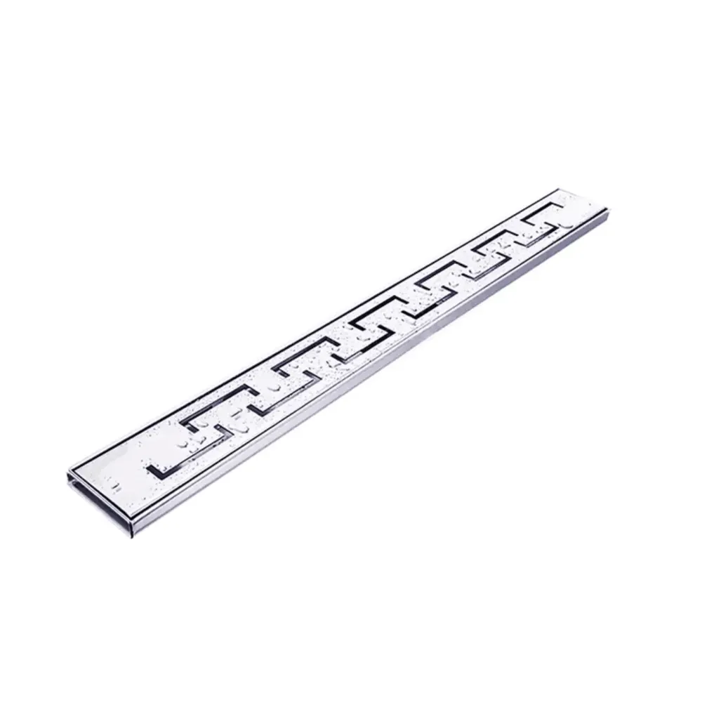 GPL0265 YETKA REGILLA LINEAL EGIPTO INOX SILVER 80CM RECTANGULAR