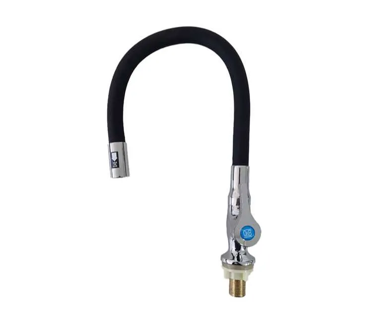 GPL0310 QSB GRIFERIA COCINA FLEXIBLE FRIA MESON PALETA NEGRO