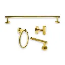 GPL0336 BEELEE ACCESORIO BANO SIDNEY 4PZS ORO MATTE (GOLD)