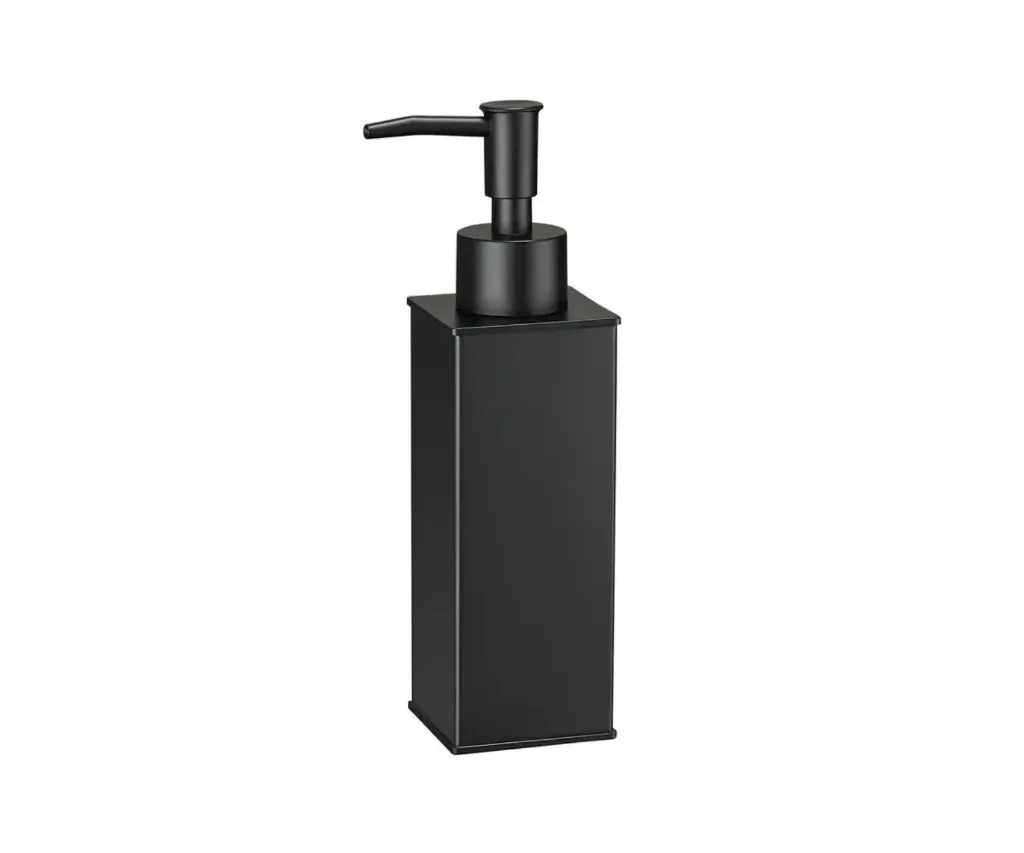 GPL0342 BEELEE DISPENSADOR DE JABON CUADRADO NEGRO MATTE (BLACK)