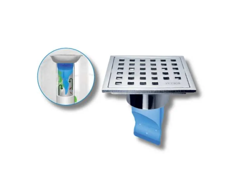 GPL0365 YETKA REJILLA P/PISO 85MM - 50MM C/DIAFRAGMA