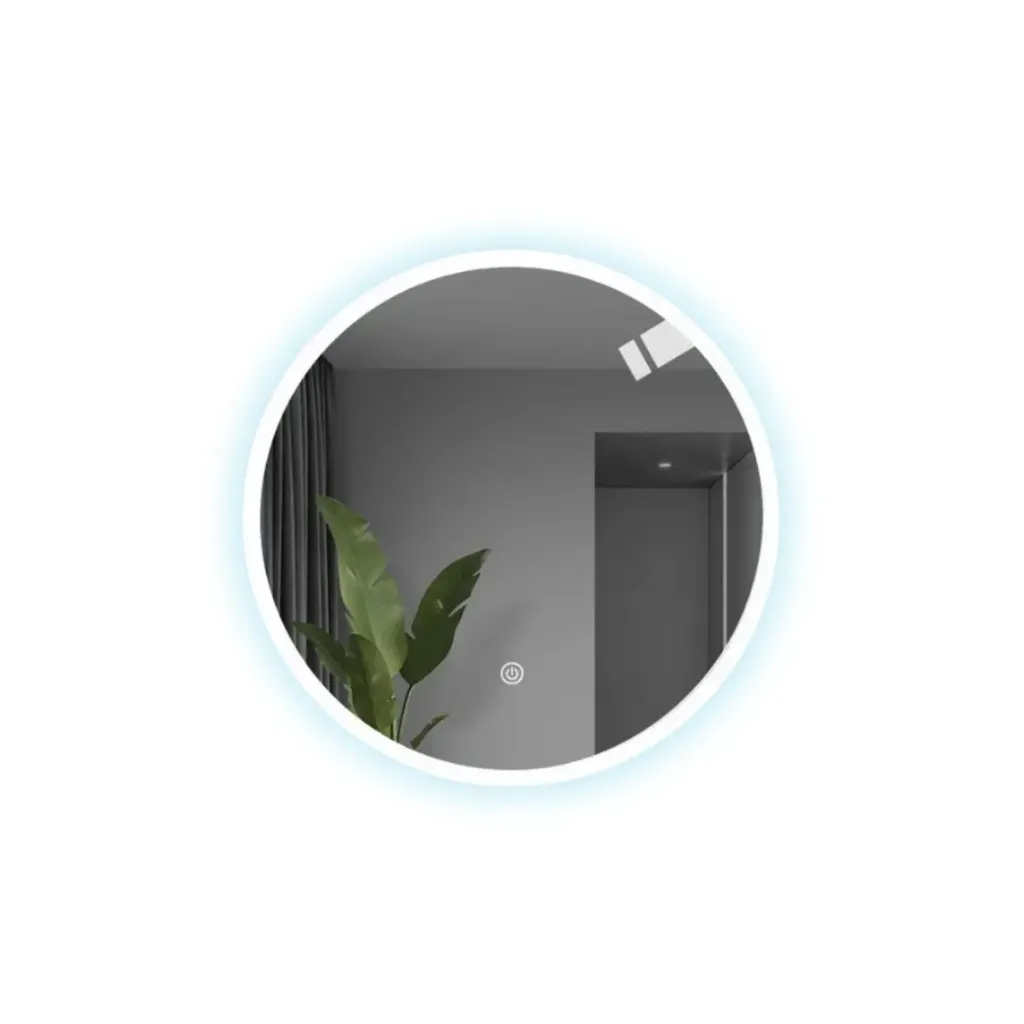GPL0404 BEELEE ESPEJO MOON WHITE REDONDO 60X60 LUZ LED - (LUZ BLANCA)