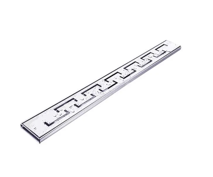 GPL0419 YETKA REJILLA LINEAL EGIPTO CROMADA INOX 60CM RECTANGULAR (125573)