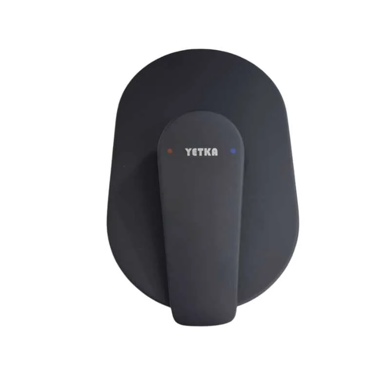 GPL0445 YETKA GRIFERIA MEZCL DUCHA NEGRO MATE MANIJA - NAXOS BLACK