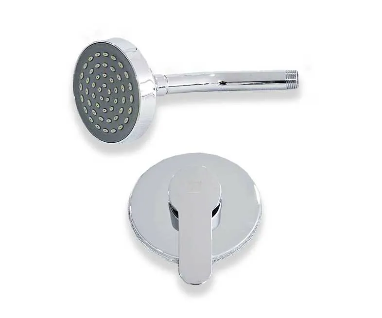 GPL0490 QSB JGO DUCHA RODONDA MONOMANDO C/REGADERA