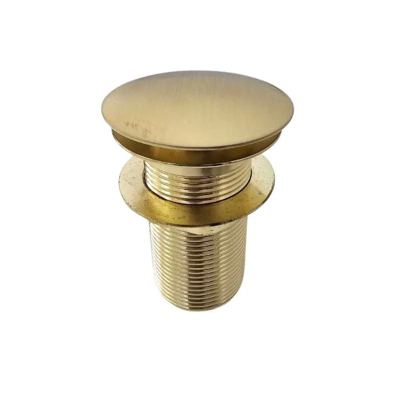 GPL0538 SM DESAGUE PUSH AUTOMATICO SIN/REB DORADO BRILL - GOLD GLOSSY