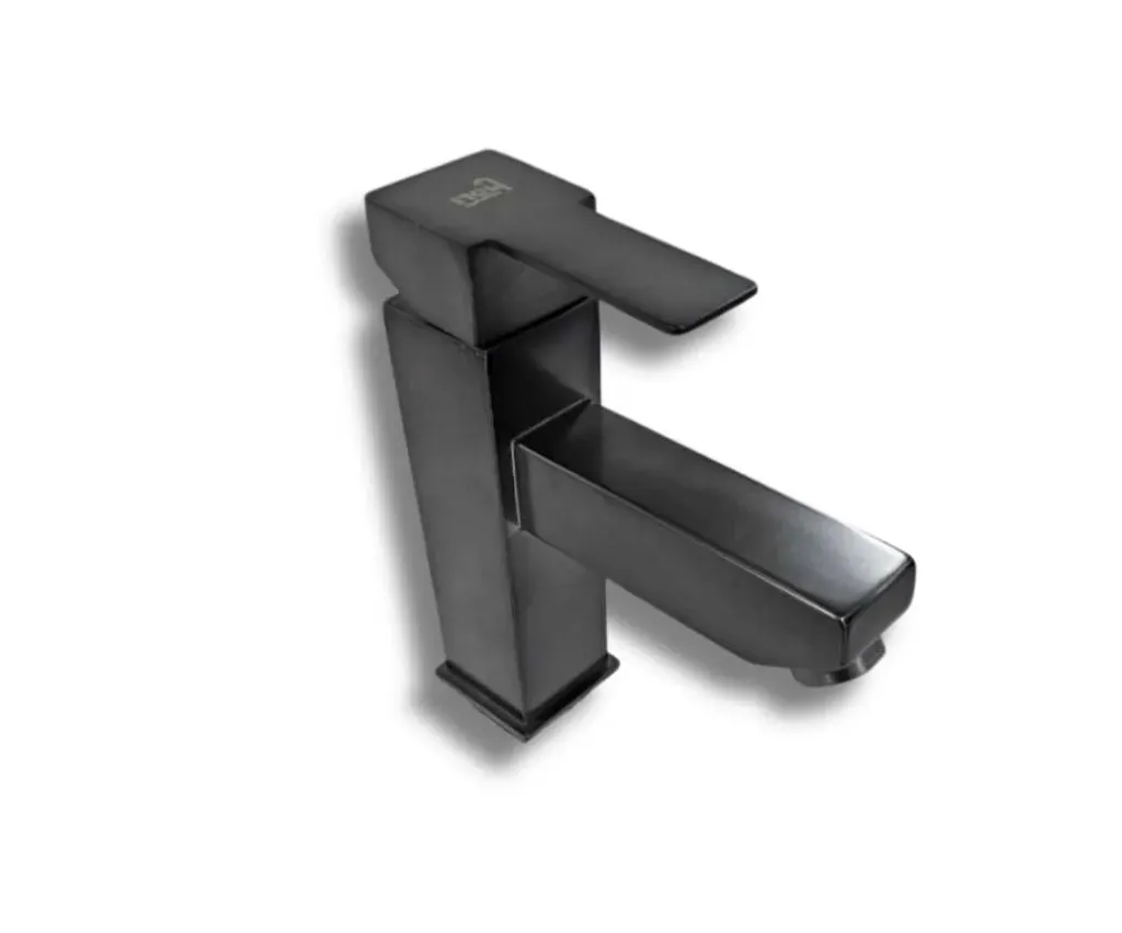 GPL0574 FIORI GRIFERIA BAÑO MEZCL BAJA MONOMANDO CUADRADA NEGRO RATON