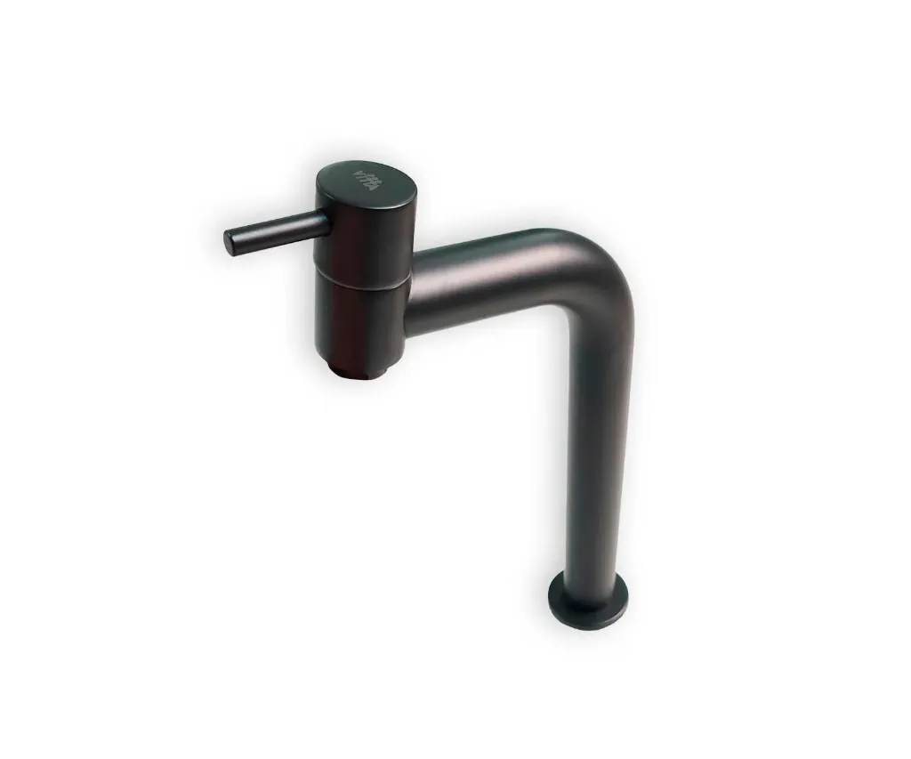 GPL0587 VITTA GRIFERIA FONTANA ALTA FRIA NEGRO MATE