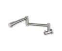 GPL0597 VITTA GRIFERIA COCINA FRIA PARED C/BRAZO ARTICULADO SATIN ACERO INOX