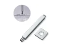 GPL0598 VITTA BRAZO DUCHA VERTICAL CUADRADO CROMO (TECHO) 20CM