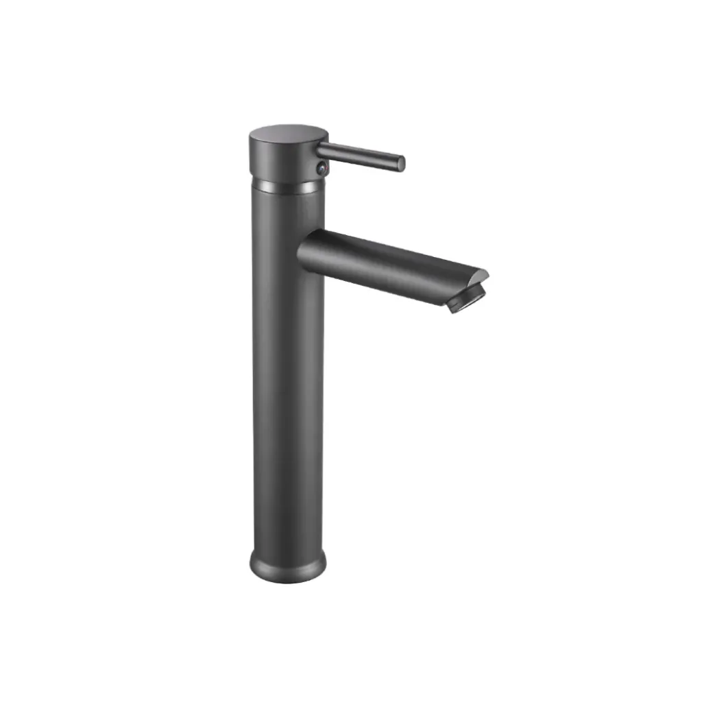 GPL0609 VITTA GRIFERIA MEZCL ALTA MONDAN NEGRO MATE REDONDA