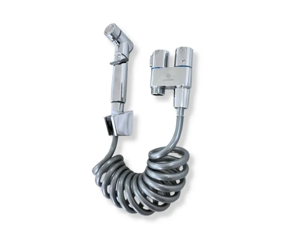 GPL0631 SM DUCHA TELEFONO PLATA HIGIENE C/LLAVE 2 VIAS - SILVER