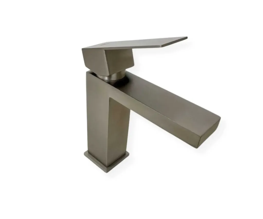 GPL0638 VITTA GRIFERIA MEZCL BAJA SCATOLA ACERO INOX SATIN