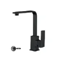 GPL0702 BEELEE GRIFERIA MEZCL COCINA MODENA SLIM RECTA - NEGRO MATE