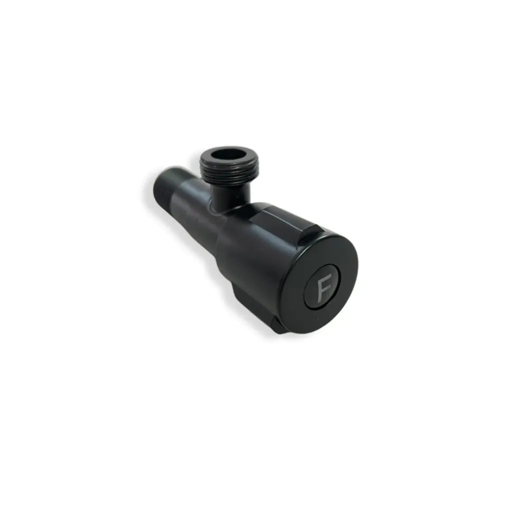 GPL0715 SM LLAVE DE PASO NEGRO MATE AGUA 1/2" INOX