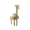 GPL0718 VITTA DUCHA TELEF.  HIGIENE C/MEZCL ORO MATE C/PISTOLA