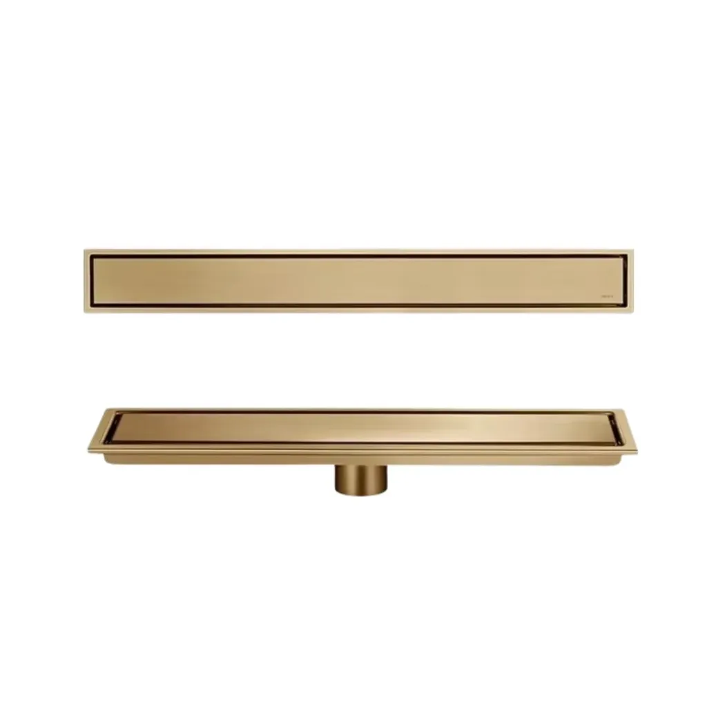 GPL0742 SM REJILLA LINEAL LISA DORADO MATE 50X10CM - GOLD INOX