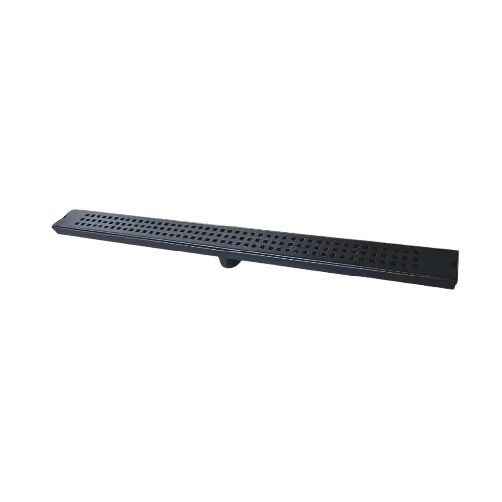 GPL0750 AVI REJILLA P/PISO LINEAL CUADROS 80CM X7 CM NEGRO MATE - BLACK (JW68800G)