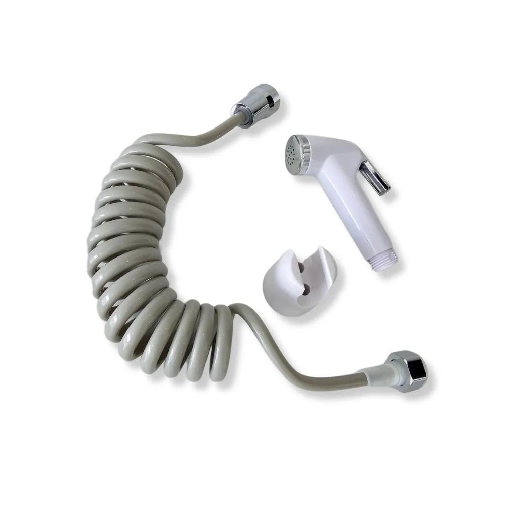 GPL0777 SM MANGUERA Y PISTOLA PRAY - PVC BLANCA PARA DUCHA HIGIENE