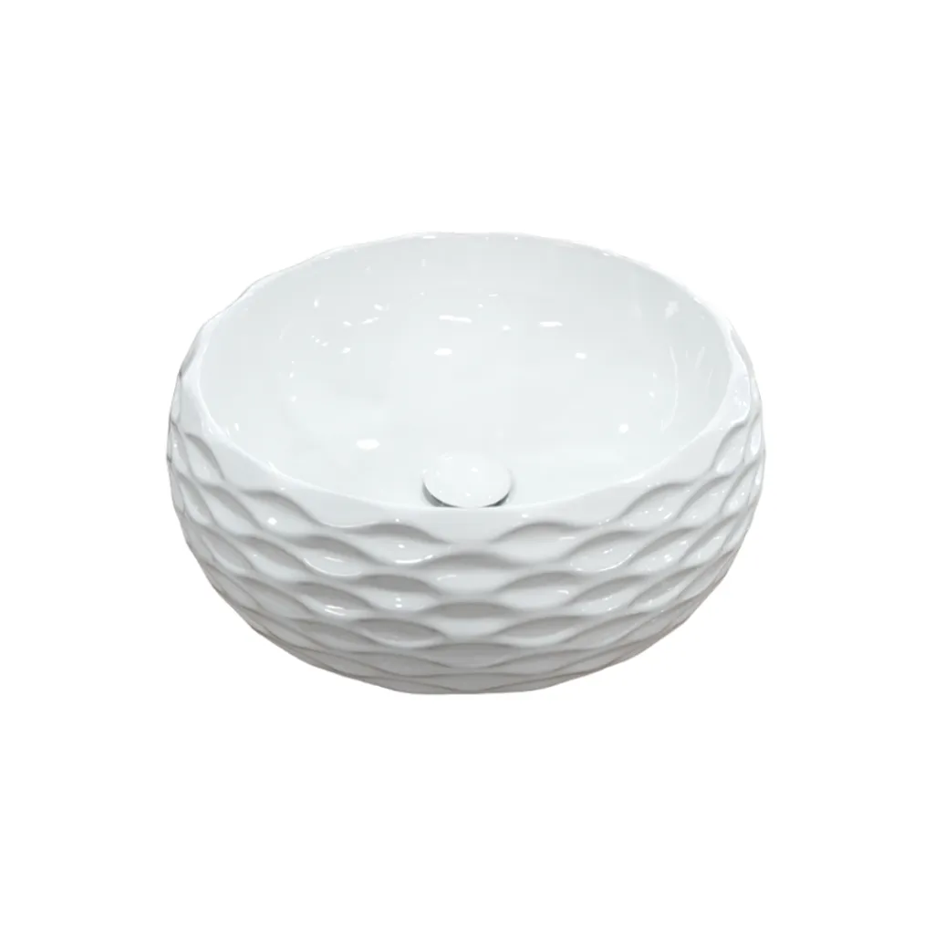 GPL0785 BEELEE LAVAMANOS  GIORGIA SOBREP. BLANCO BRILL + ACC