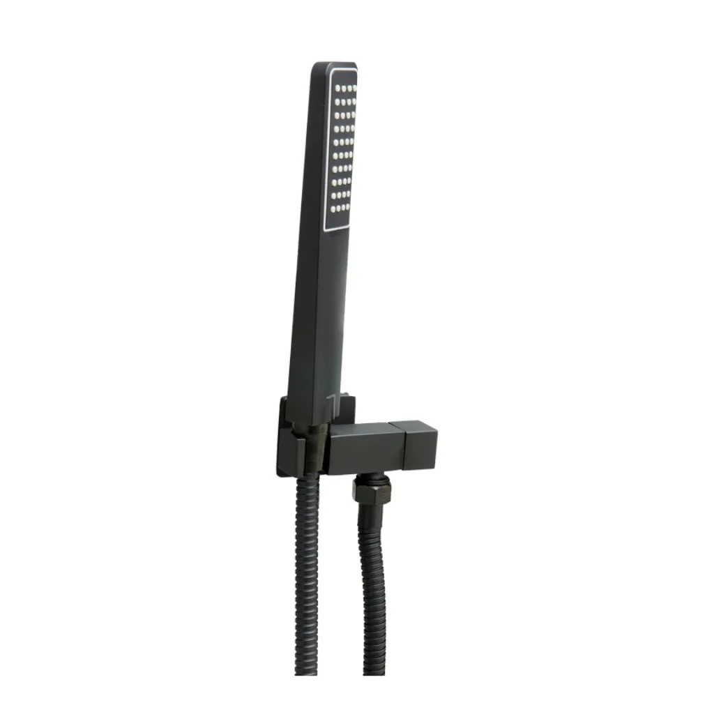 GPL0788 VITTA DUCHA TELEF/HIGIENE 1F NEGRO MATE T/MANO