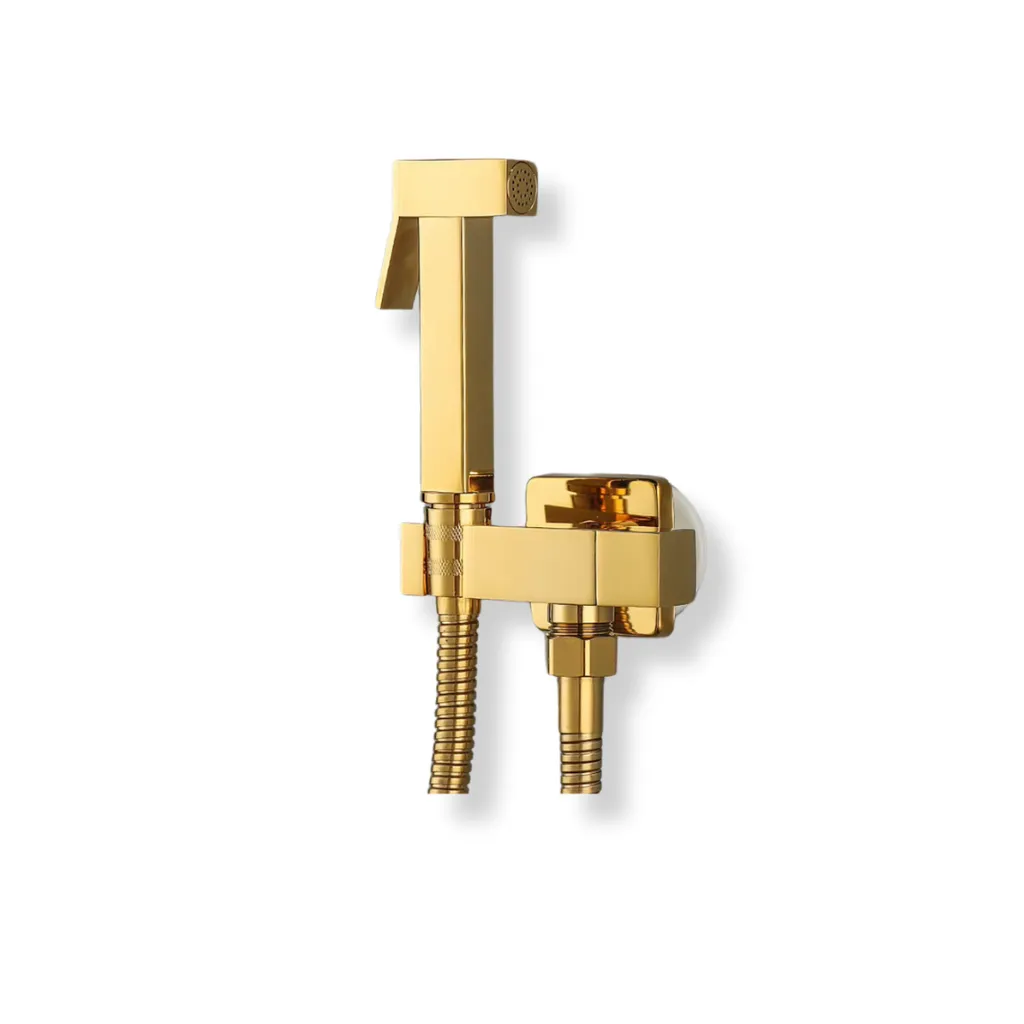 GPL0789 VITTA DUCHA TELEF/HIGIENE 1F DORADO GLOSSY T/SPRAY - GOLD