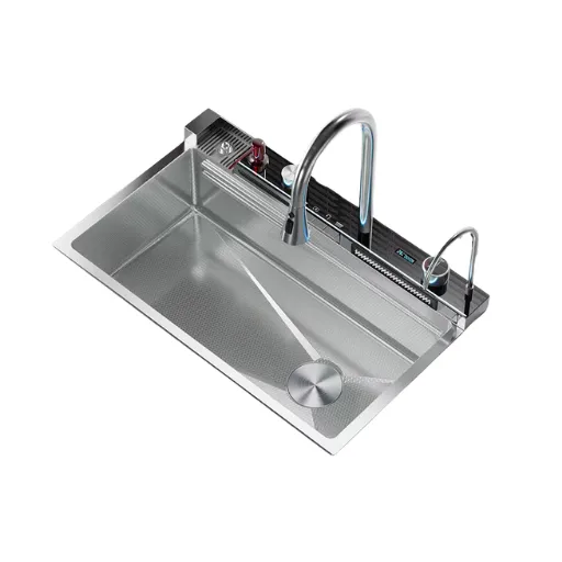 GPL0795 BEELEE FREGADERO INTELIGENTE SILVER C/BOTON - PANTALLA LED