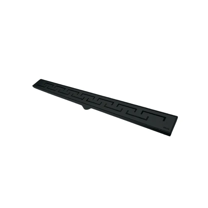 GPL0797 YETKA REJILLA LINEAL EGIPTO NEGRO MATE 60CM RECTANG (125570)